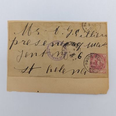 Boer War P.O.W. fronts stuck back to back. One side from Stellenbosch, CGH 21 Sept 1900 to P. Sprate, POW Greenpoint, Cape Town with double rim censor mark other side from Rooderberg 5 Nov 1900 to CG