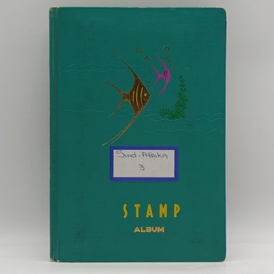14 Page Stamp Album with over 370 South Africa stamps