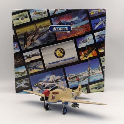 Franklin Mint P-40 Warhawk USAAF-37 FG-65 FS-9 die-cast model plane in box - scale 1/48