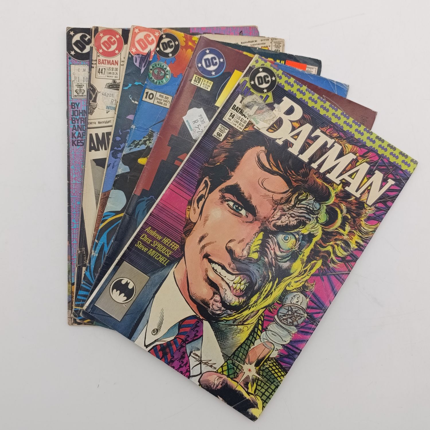 Lot of 6 Batman comics - early 1990&#39;s