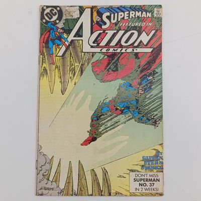 Lot of 6 DC superhero comics including no 2 of 1989 - Christmas with the super-heroes