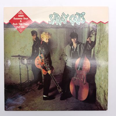 Record  Stray Cats  Label : Arista Released 1981 Zimbabwe  Media - Very Good Plus (VG+) Sleeve - Very Good Plus (VG+) Inner sleeve present