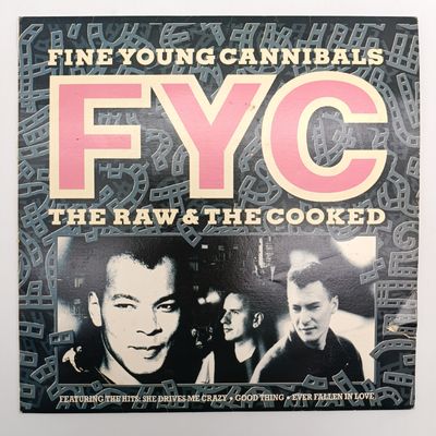 Record  Fine Young Cannibals - The Raw and The Cooked  Released 1989 South Africa  Media - Very Good Plus (VG+) Sleeve - Very Good (VG)
