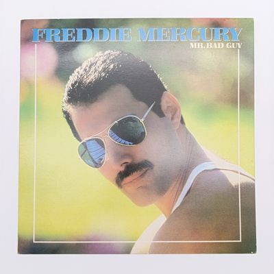 Record  Freddie Mercury - MR. Bad Guy  Released 1985 Zimbabwe  Media - Very Good Plus (VG+) Sleeve - Very Good Plus (VG+) Inner Sleeve present
