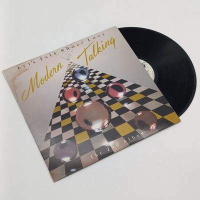 Record  Modern Talking - Let&#39;s Talk About Love - The 2nd Album Released 1985 South Africa  Media - Very Good Plus (VG+) Sleeve - Very Good (VG)