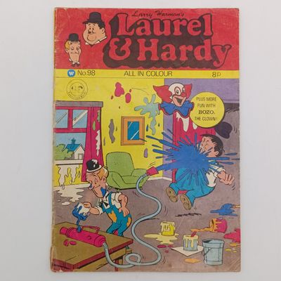 Lot of 4 vintage Laurel and Hardy comics - circa 1970's
