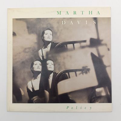 Record  Martha Davis - Policy  Released 1987 South Africa Printings  Media - Very Good Plus (VG+) Sleeve - Very Good Plus (VG+) Inner Sleeve present