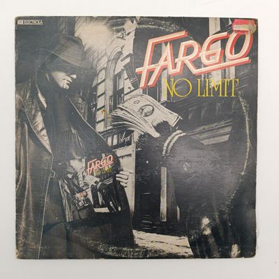Record  Fargo - No Limit  Label : Harvest Released 1980 South Africa  Media- Very Good Plus (VG+) Sleeve - Very Good (VG)