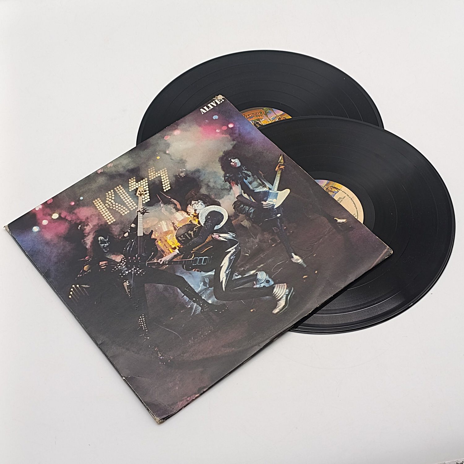 x 2 Records  Kiss – Alive! Label: Casablanca  Released 1977 South African Edition  Media 1 and 2 - very Good Plus (VG+) Sleeve - Very Good Plus (VG+)