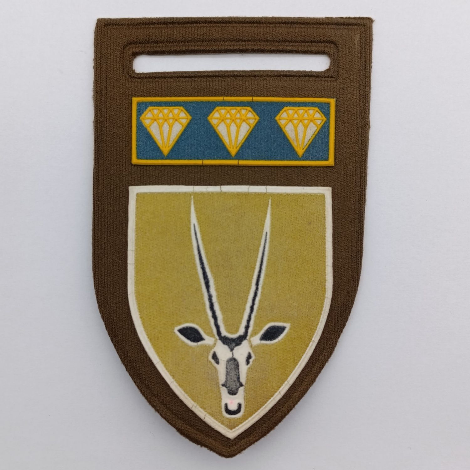 SADF 8 SA Infantry tupperware flash with Northwest Cape command bar