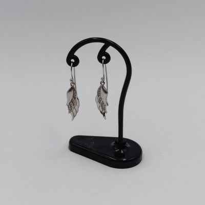 Pair of Sterling Silver angel wings earrings - weighs 2.5 grams