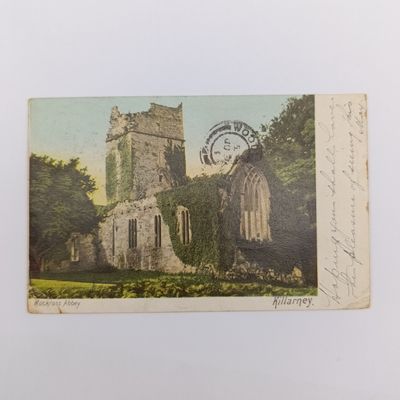 Postcard from Belfast, Northern Ireland posted 12 June 1905 to Woodstock Cape Town - with Woodstock arrival mark