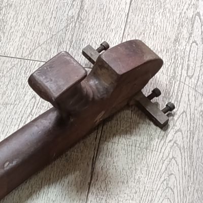 Vintage Crossbow wooden butt with wooden handle