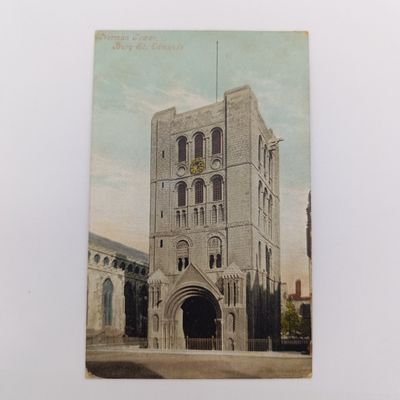 Postcard posted 4 Nov 1905 Woolprt, England to Liverpool - Squared circle cancellation