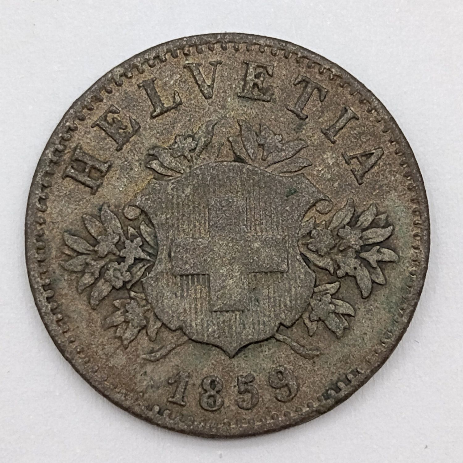Switzerland 1859 Twenty rappen