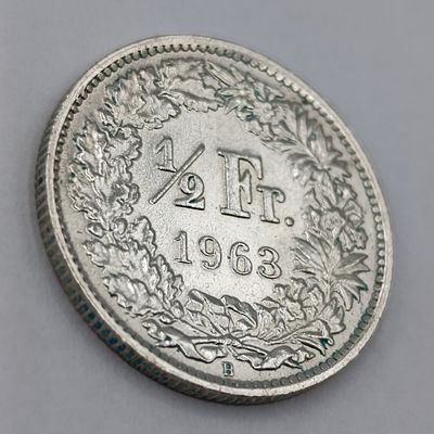 Switzerland 1963 Half France Specimen