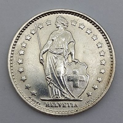 Switzerland 1965 One Franc Specimen