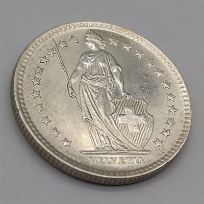 Switzerland 1964 Two Francs Specimen