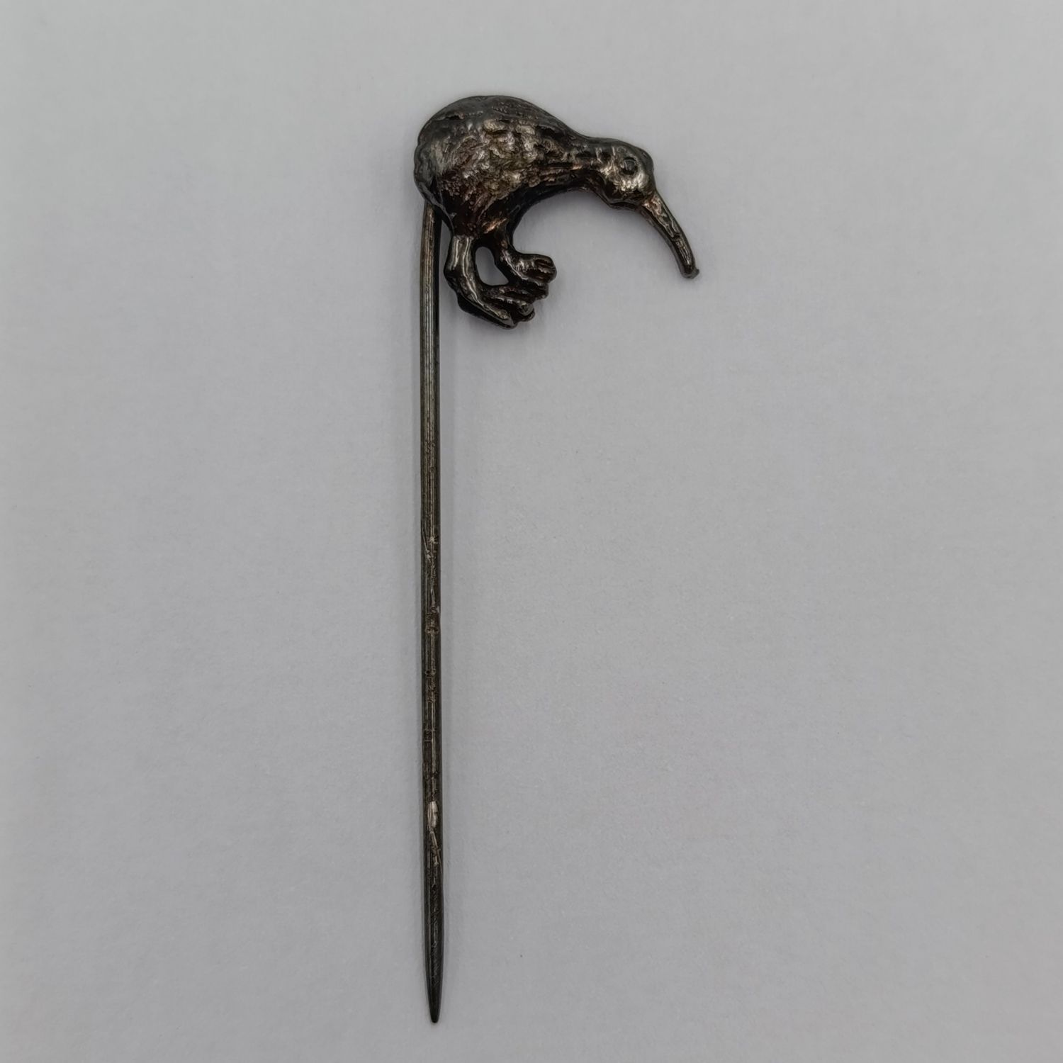 Rugby Kiwi vintage pin - appears to be silver