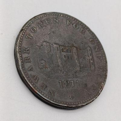 1811 Newark One penny token - Nottinghamshire