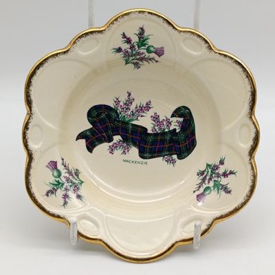 Vintage Crown Devon Tartan series porcelain bowl - Mackenzie