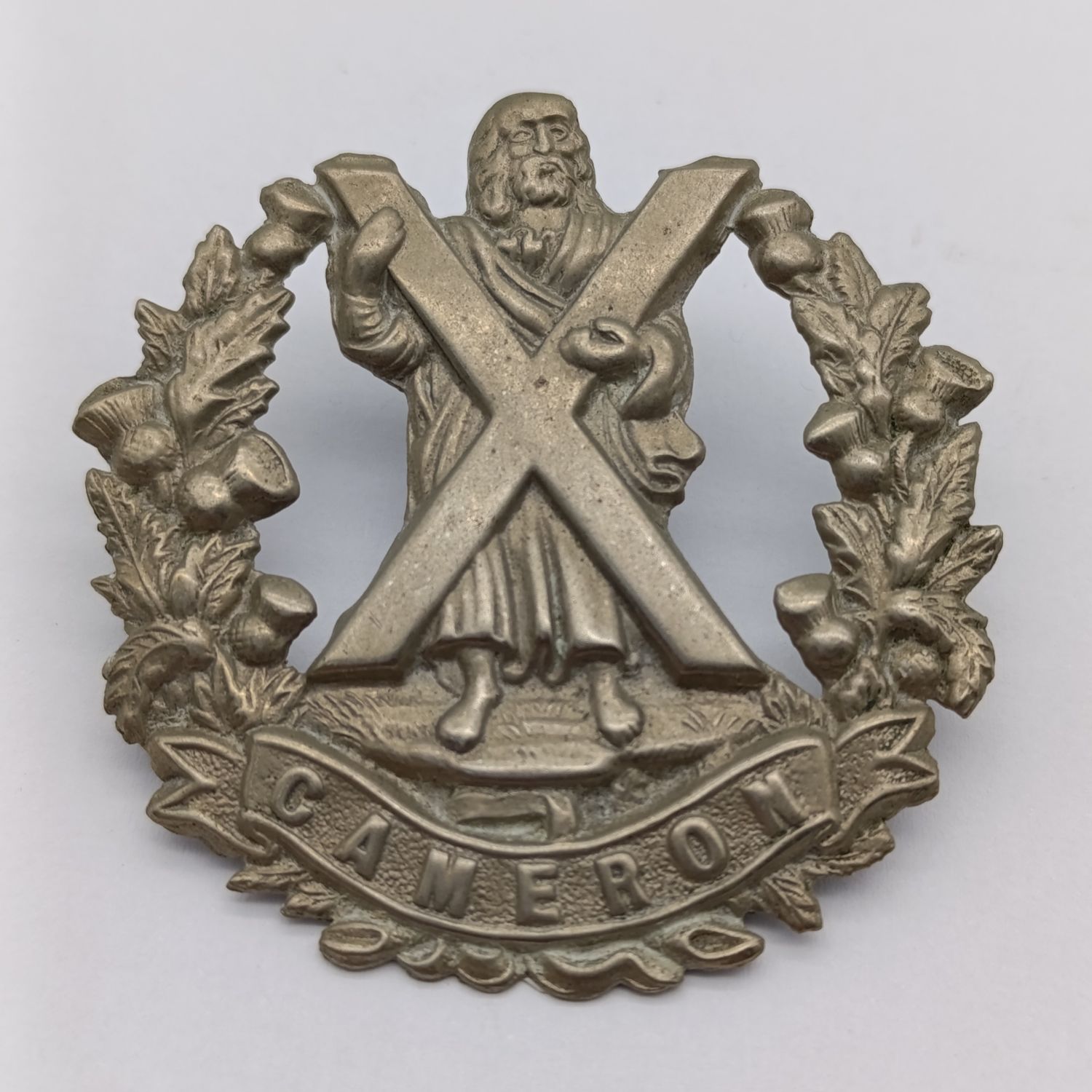 British Cameron Highlanders cap badge