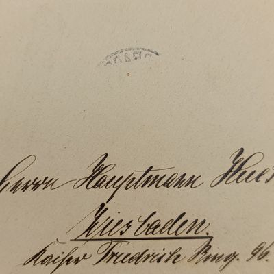 Letter posted German New Guinea with 50pf stamp (scarce) to Wiesbaden, Germany Posted in Stephansort
