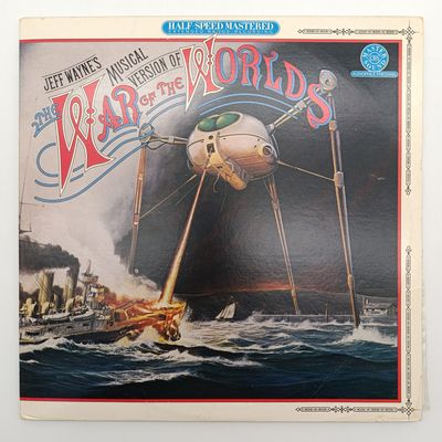 x2 Records Jeff Wayne - Jeff Wayne's Musical Version of The War of The Worlds Label : Columbia Released 1981 United States Media 1 and 2 - Very Good Plus (VG+) Sleeve - Very Good Plus