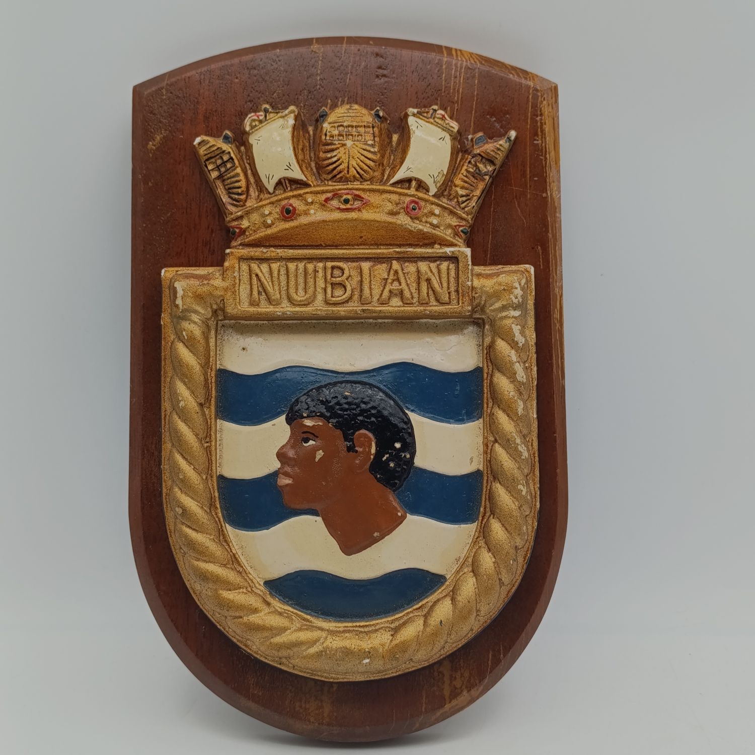 HMS Nubia ship&#39;s plaque
