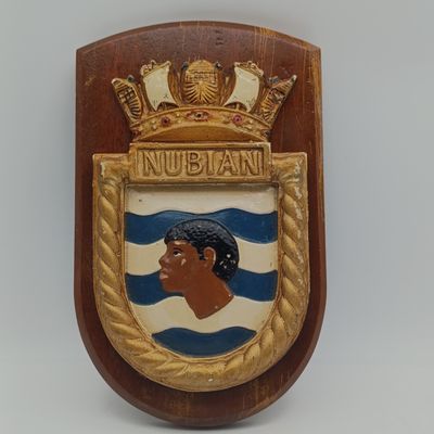 HMS Nubia ship&#39;s plaque