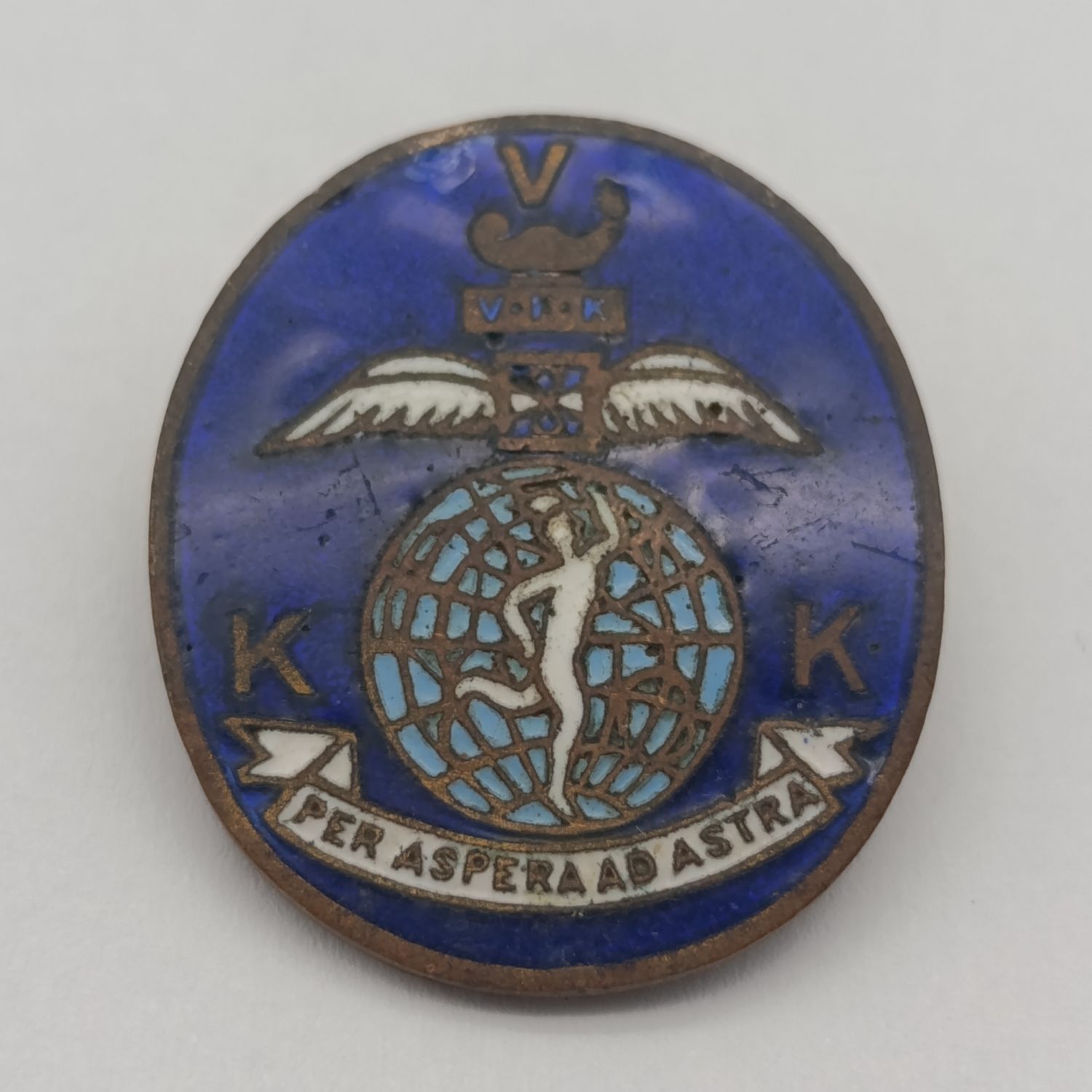 SA Air Force Air Signals training school lapel badge