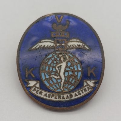 SA Air Force Air Signals training school lapel badge