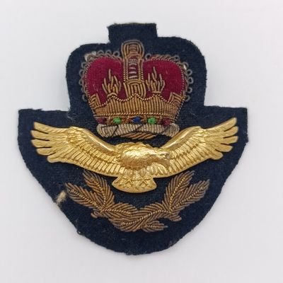 Rhodesia Air Force officers cap badge Air force officer&#39;s cap badge