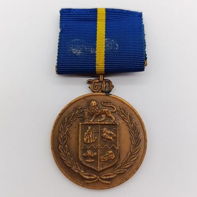 SA Police Faithful service medal issued to 33191 W Sers. PJ Louw