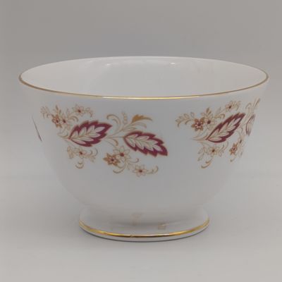 Vintage Queen Anne porcelain sugar bowl
