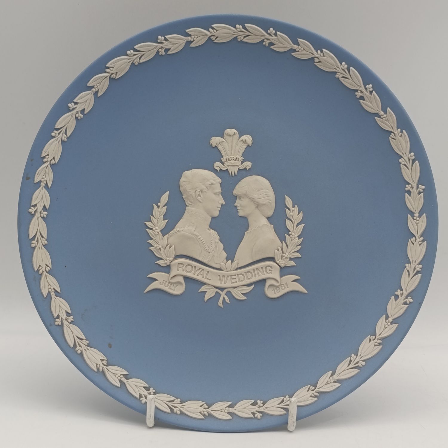 Vintage Wedgewood 1981 Charles and Diana Royal Wedding commemorative plate