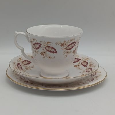 Vintage Queen Anne porcelain trio