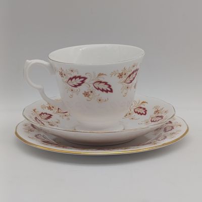 Vintage Queen Anne porcelain trio