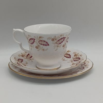 Vintage Queen Anne porcelain trio