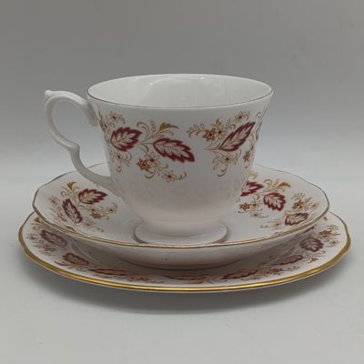 Vintage Queen Anne porcelain trio