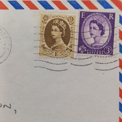 ​1963 Airmail cover from field post office Masirah (RAF) - Island at Oman to Wynberg, Cape Town
