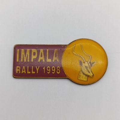 Lot of 5 Impala Rally motorcycle badges