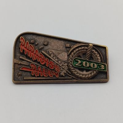 Lot of 4 Paradise Rally motorcycle badges