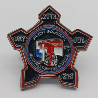 Silent Soldiers Motorcycle club 2018 Day Jol motorcycle badge