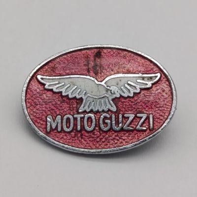 Vintage Moto Guzzi motorcycles pin badge