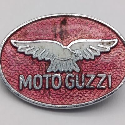 Vintage Moto Guzzi motorcycles pin badge