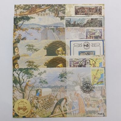 Groot Trek 1988 set of 6 covers - difficult to get - with stickers