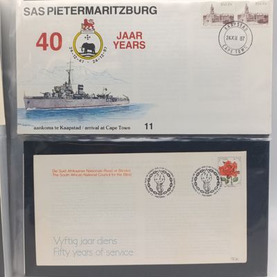 Album with more than 90 Firstday and commemorative covers