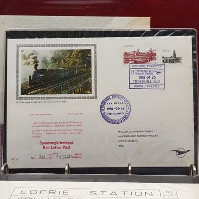 Rail Letter Post - Apple express covers in album 13 covers posted from 13 Stations on the narrow guage railway line