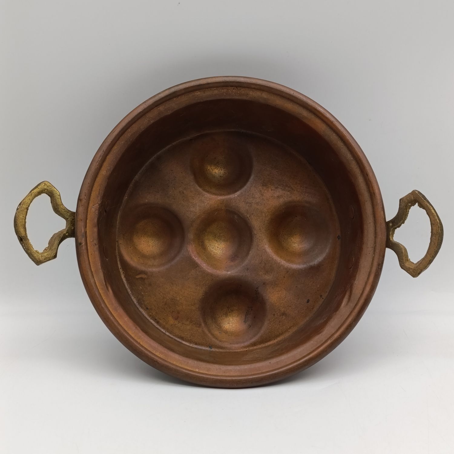 Antique Copper egg pan